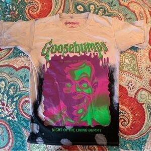 Goosebumps “Night of the living dummy” tee. Xs